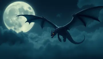 Dark dragon flight 4k