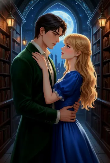 Romantic fantasy couple 