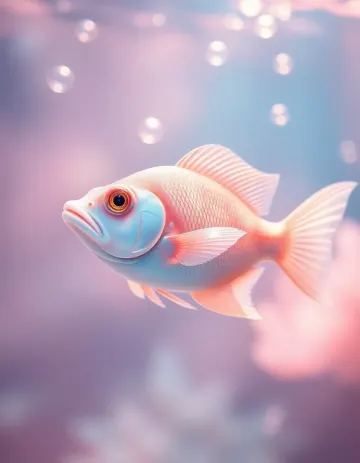 Lovely Fighter Fish Dreamscape