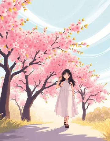 Lonely girl sad walk wallpaper