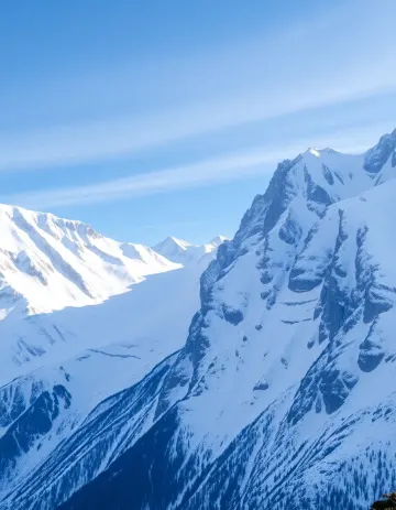 Snowy Alpine Peaks Adventure Wallpaper HD