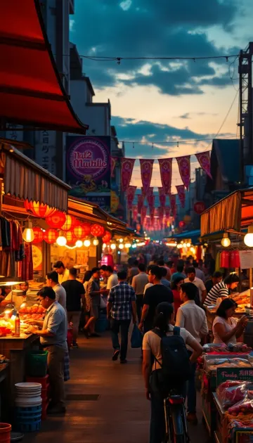 Street Market Vibes 4k