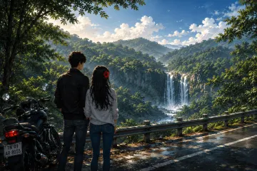 Bike ride with girl friend