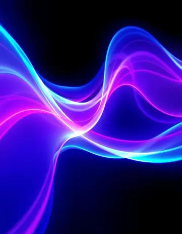 Neon Infinity Waves 4k