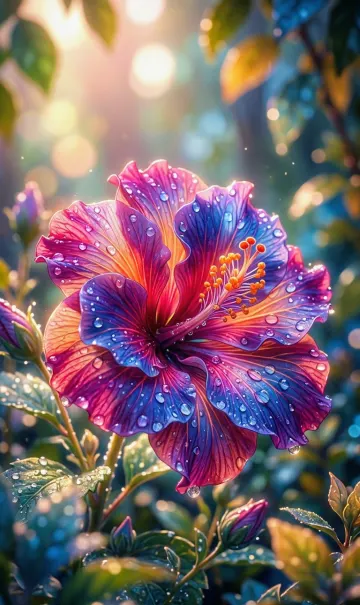 Unique Flower Close-up Portrait Shot