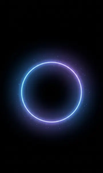 Neon Eclipse Black AMOLED Wallpaper 4K for Mobile