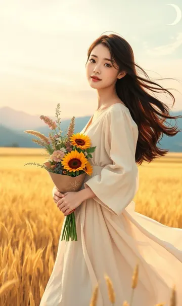 Girl holding a rustic 4k