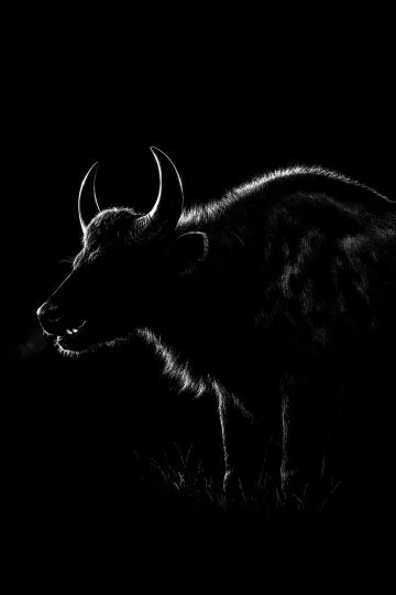 South Indian wild buffalo 4k