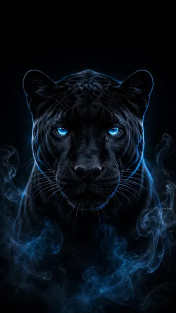 Midnight Panther | 4K AMOLED Wallpaper