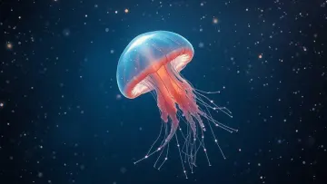 jellyfish drifting