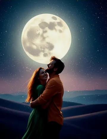 romantic-couple-full-moon-night-embrace
