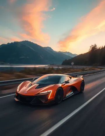 Red car
