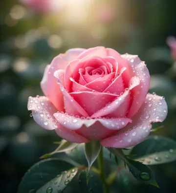 dewy-pink-garden-rose