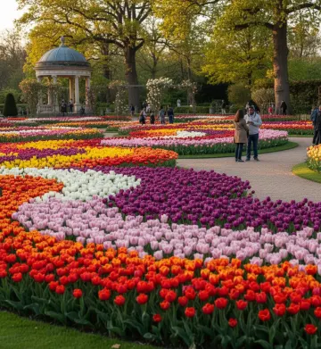 Keukenhof-Tulip-Garden-Spring-Bloom