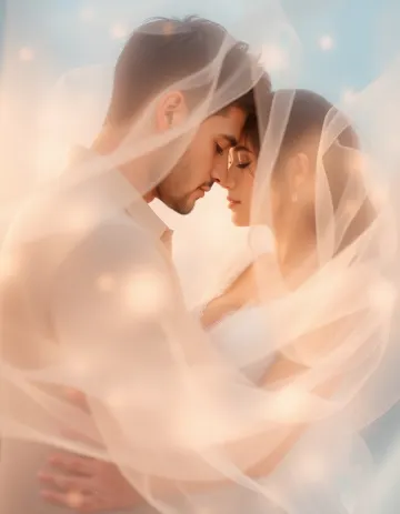 Beautiful romantic moment