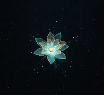 digital-glowing-lotus-flower-dark-background