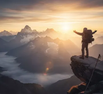 mountain-sunrise-adventure-traveler