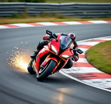red-sport-bike-race-track-cornering-sparks
