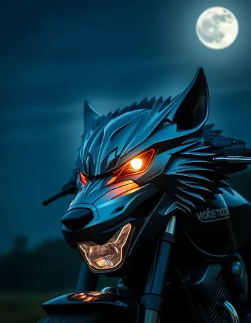Wolf face bike