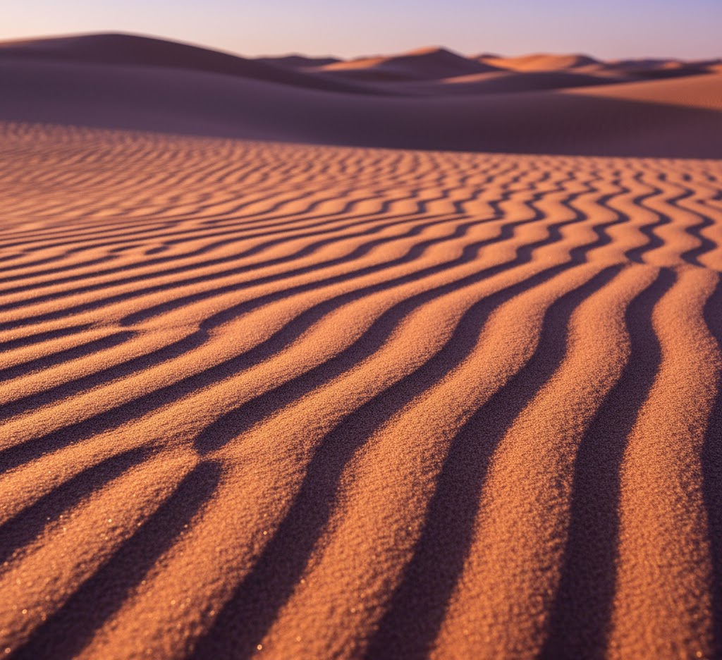 sandy-desert-dunes-golden-sunset-light
